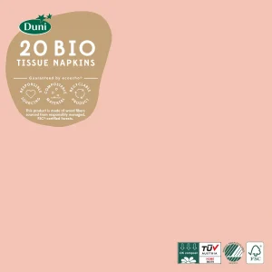Салвети Bio Tissue 33 x 33 cm, 3-сл. 20/1 - Сезонска розе