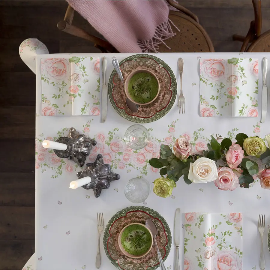 Dunicel® Tablecover трпезна прекривка 138 x 220 cm - Розе глори - Image 2