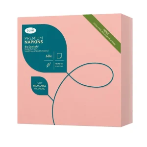 Салвети Bio Dunisoft® 40 x 40 cm, 60/1 - Сезонска розе