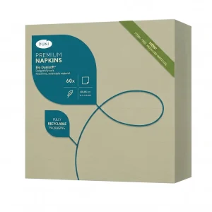 Салвети Bio Dunisoft® 40 x 40 cm, 60/1 - Ф'стак зелена