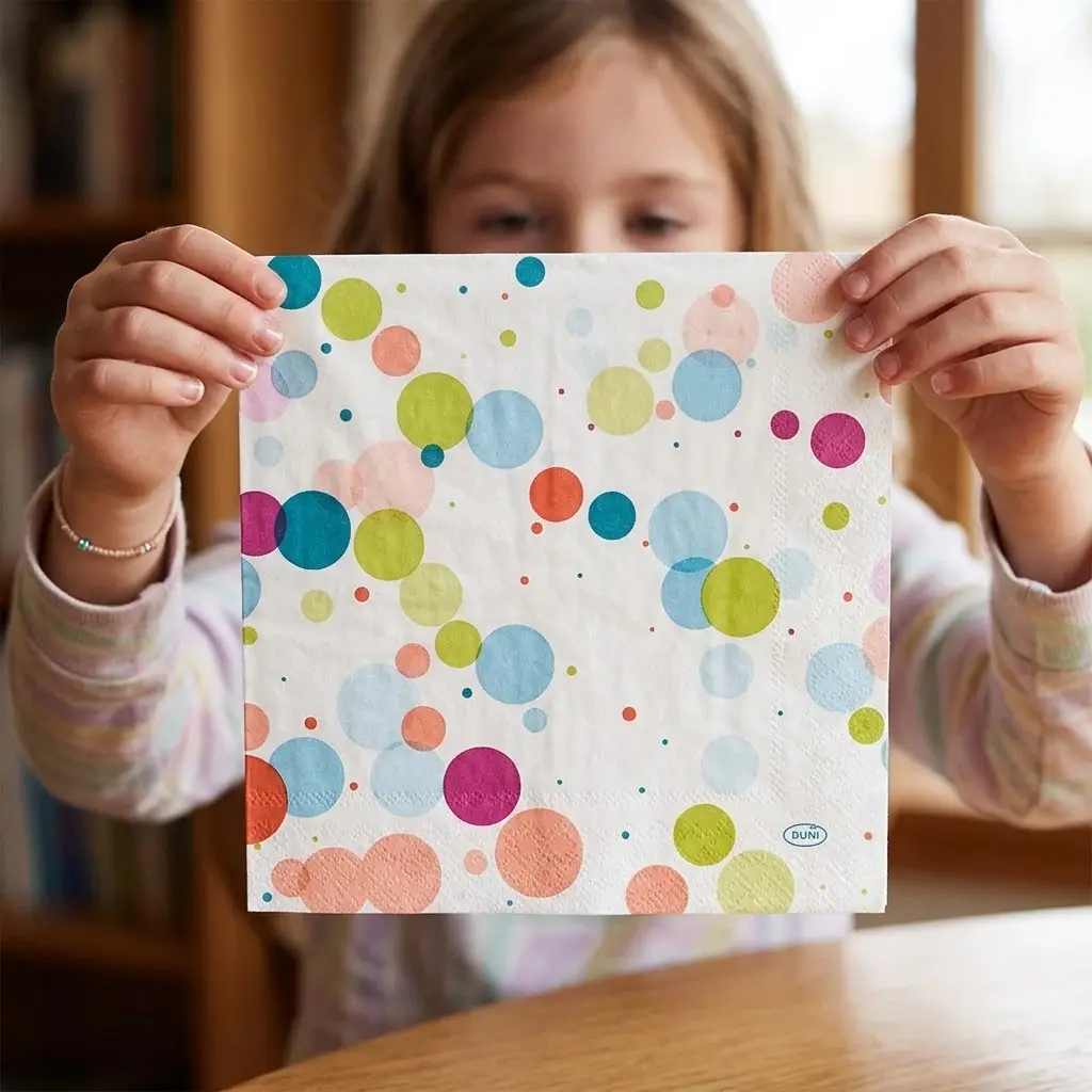 Салвети Tissue 33 x 33 cm, 3-сл. 20/1 - Festive Bubbles Мулти - Image 2